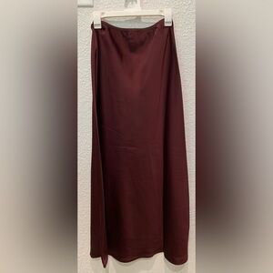a new day Women's Burgundy Maxi Skirt